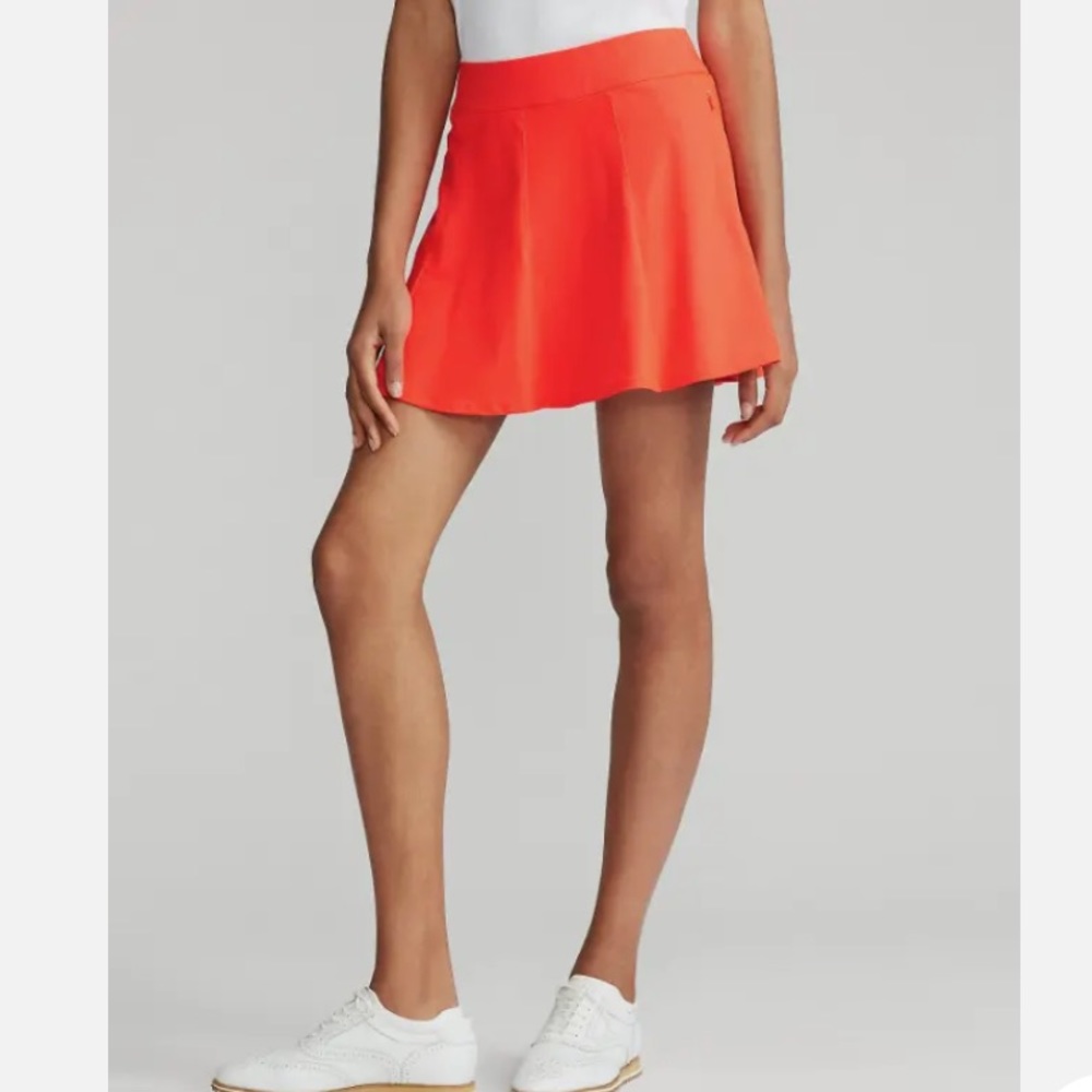 RLX Ralph Lauren Blaze Red Prep Mini Skort